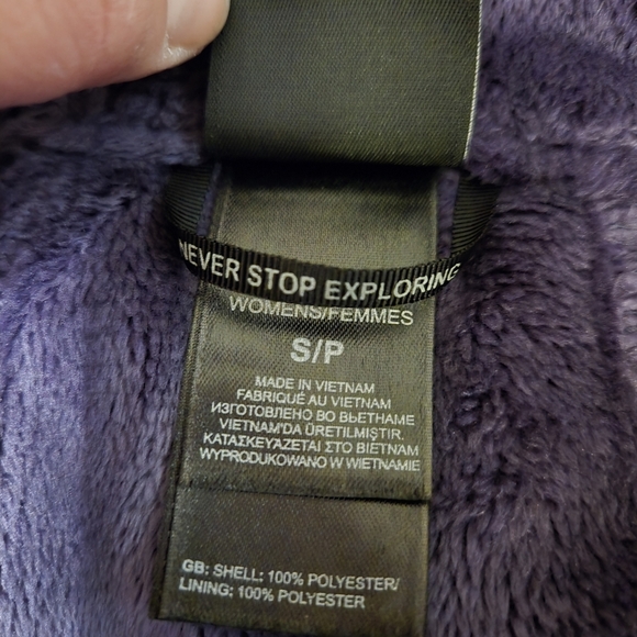 The North Face Soft Shell Fleeced Lined Jacket Pink/purple color size SMALL - Picture 8 of 14